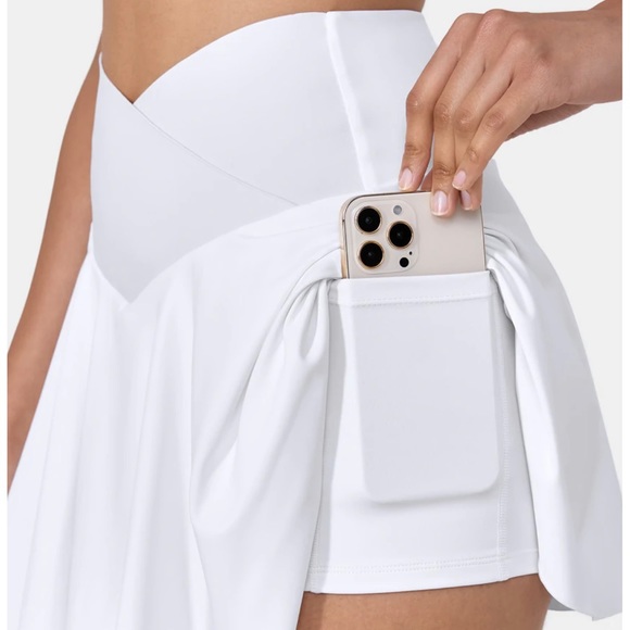 Halara White Tennis Skirts, sizes small and medium - Picture 4 of 5